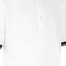 ProQuip Sub7 Plain Polo Shirt - White/Grey