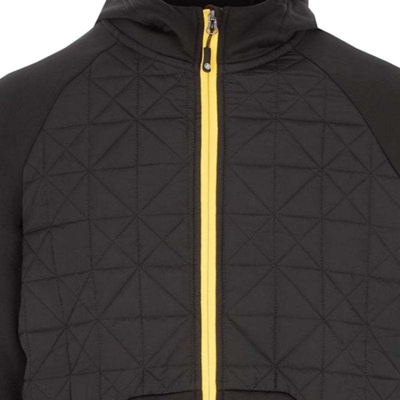 ProQuip Therma-Bora Quilt Jacket with Hood - Black/Yellow