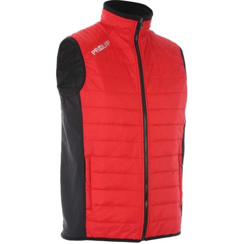 ProQuip Therma Tour Quilted Golf Gilet - Red