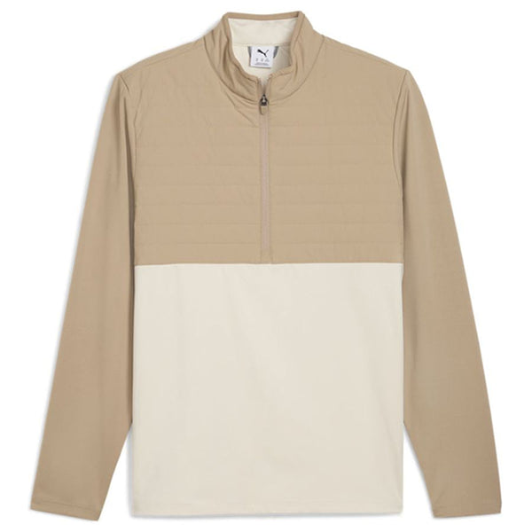 Puma Cloudspun Tech Hybrid 1/2 Zip - Ice Coffee