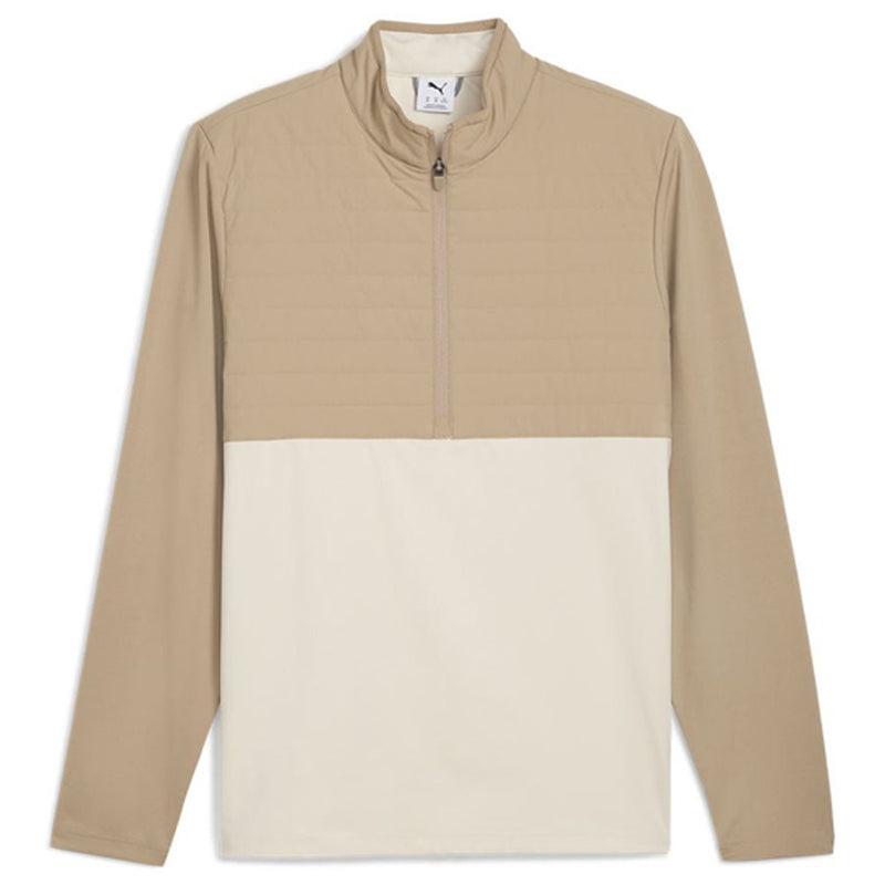 Puma Cloudspun Tech Hybrid 1/2 Zip - Ice Coffee
