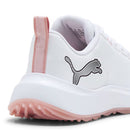 Puma Gruve Sport Junior Waterproof Spikeless Shoes - Puma White/Rosy Outlook/Jasmine Flower