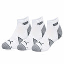 Puma Essential 1/4 Crew Socks (3 Pairs) - Bright White