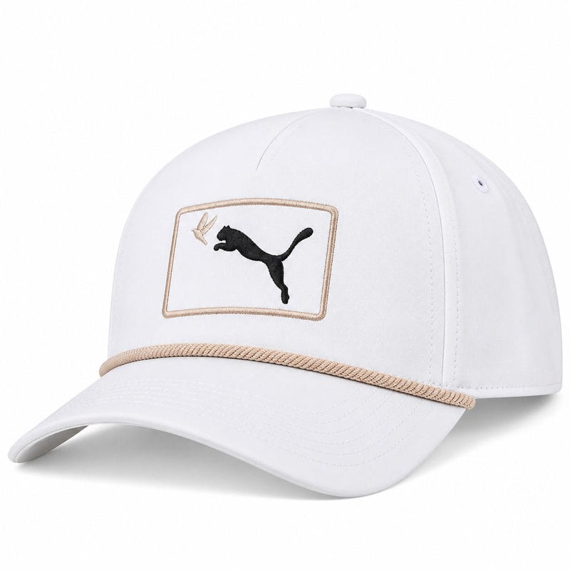 Puma Chasing Birdies Rope Cap - White Glow/Puma Black/Birch