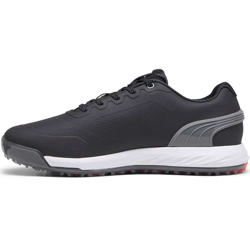 Puma Alphacat Nitro Spikeless Shoes - Black/Quiet Shade/Red Blast