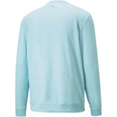 Puma x Arnold Palmer Cloudspun Crewneck Sweater - Light Aqua Heather