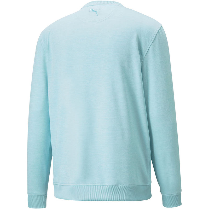 Puma x Arnold Palmer Cloudspun Crewneck Sweater - Light Aqua Heather