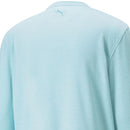 Puma x Arnold Palmer Cloudspun Crewneck Sweater - Light Aqua Heather