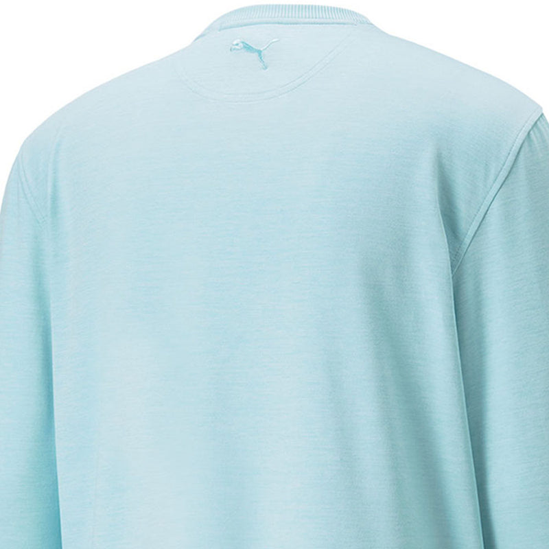 Puma x Arnold Palmer Cloudspun Crewneck Sweater - Light Aqua Heather