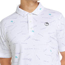 Puma AP Cloudspun Scorecard Polo Shirt - Bright White/Navy Blazer