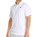Puma AP Cloudspun Scorecard Polo Shirt - Bright White/Navy Blazer