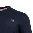 Puma x Arnold Palmer Cloudspun Crewneck Sweater - Navy Blazer/Heather