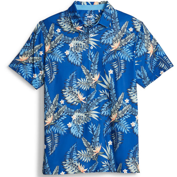 Polo shirts hawaiian print online