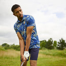 Puma Cloudspun Aloha Polo Shirt - Festive Blue