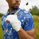 Puma Cloudspun Aloha Polo Shirt - Festive Blue