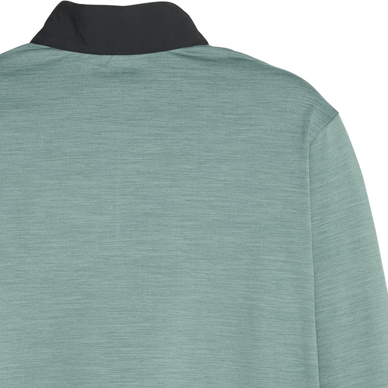 Puma Cloudspun Colour Block 1/4 Zip Pullover - Puma Black/Eucalyptus Heather