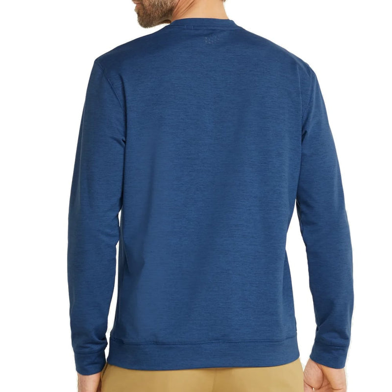 Puma Cloudspun Crew Neck Sweater - Blazing Blue Heather