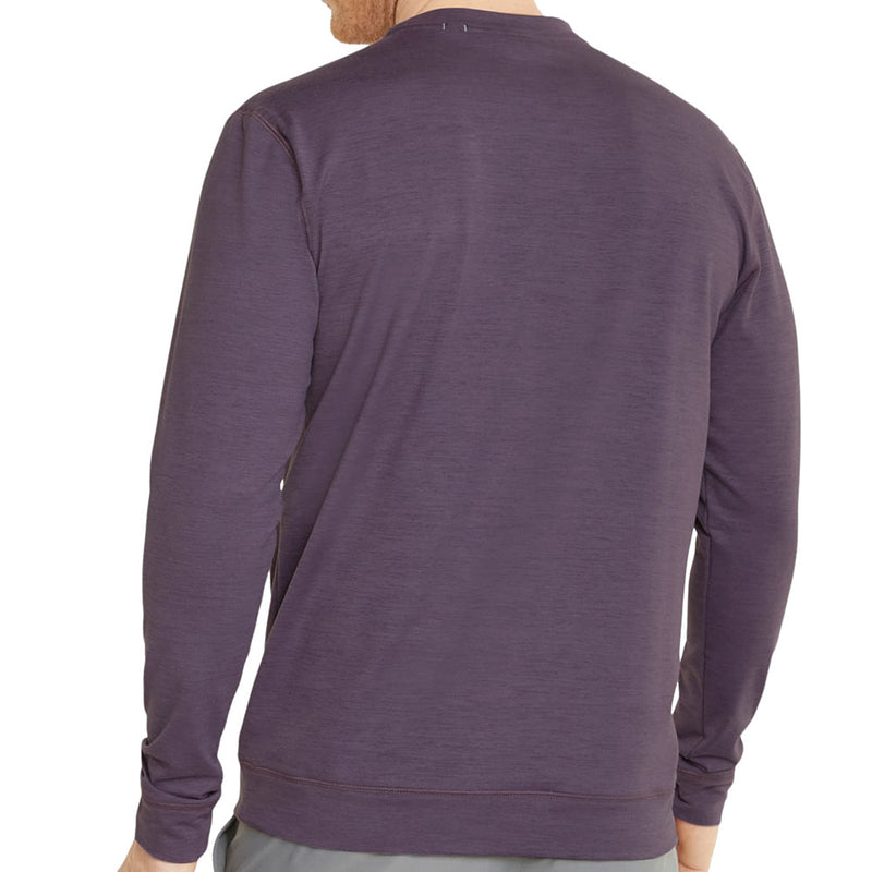 Puma Cloudspun Crewneck Sweater - Purple Charcoal Heather