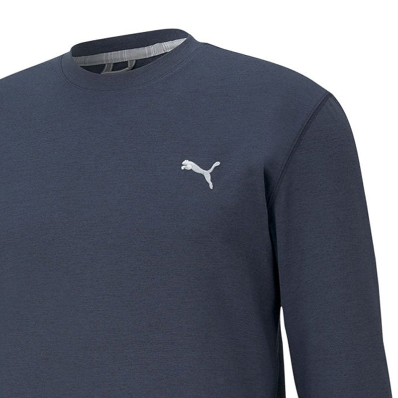 Puma Cloudspun Crewneck Sweater - Navy Blazer/Heather