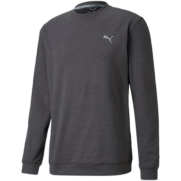 Puma Cloudspun Crewneck Sweater - Black Heather