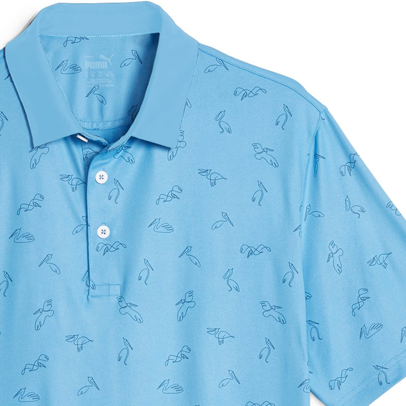 Puma Cloudspun Echo Polo Shirt - Regal Blue/Navy Blazer