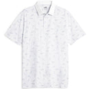 Puma Cloudspun Echo Polo Shirt - White Glow/Navy Blazer
