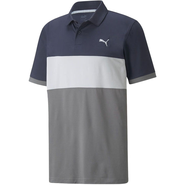 Puma Cloudspun Highway Polo Shirt - Navy Blazer/Quiet Shade