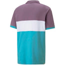 Puma Cloudspun Highway Polo Shirt - Purple Charcoal/Dusty Aqua