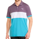 Puma Cloudspun Highway Polo Shirt - Purple Charcoal/Dusty Aqua