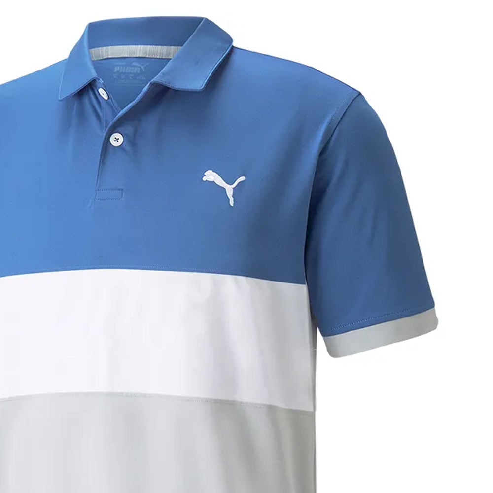 Puma Cloudspun Highway Polo Shirt Bright Cobalt High Rise