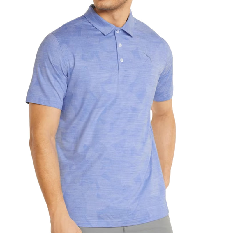 Puma Cloudspun Leaflet Polo Shirt - Lavender Pop Heather