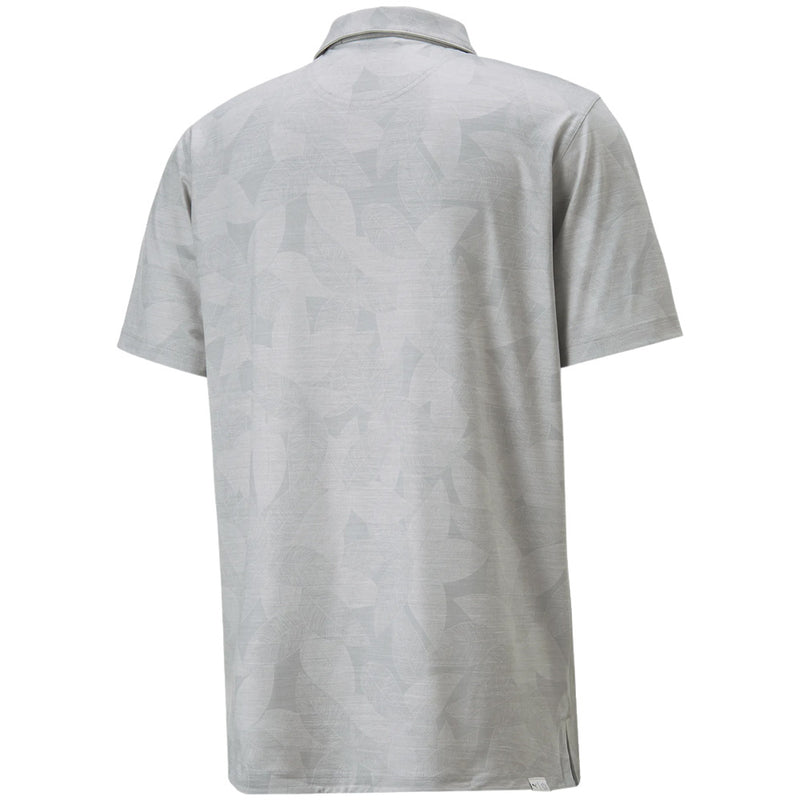 Puma Cloudspun Leaflet Polo Shirt - Quiet Shade Heather