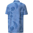 Puma Cloudspun Leaves n' Flowers Polo Shirt - Bright Cobalt Heather