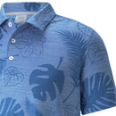 Puma Cloudspun Leaves n' Flowers Polo Shirt - Bright Cobalt Heather