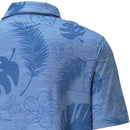 Puma Cloudspun Leaves n' Flowers Polo Shirt - Bright Cobalt Heather