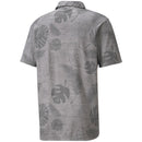 Puma Cloudspun Leaves n' Flowers Polo Shirt - Quiet Shade Heather