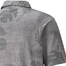 Puma Cloudspun Leaves n' Flowers Polo Shirt - Quiet Shade Heather