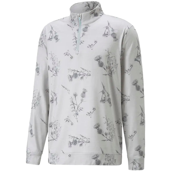 Puma Cloudspun Lowlands 1/4 Zip Pullover - High Rise Heather