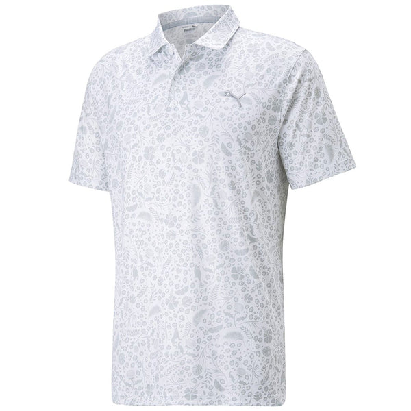 Puma Cloudspun Petal Polo Shirt - Bright White/High Rise