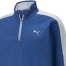 Puma Cloudspun T7 1/4 Zip Pullover - Blazing Blue Heather/High Rise