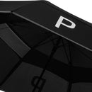 Puma Double Canopy Umbrella - Black/Bright White