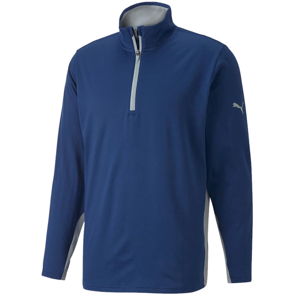 Puma Gamer 1/4 Zip Pullover - Blazing Blue/High Rise