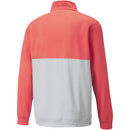 Puma Gamer Colour Block 1/4 Zip Pullover - Hot Coral/High Rise