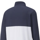 Puma Gamer Colour Block 1/4 Zip Pullover - Navy Blazer/Bright White