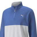 Puma Gamer Colour Block 1/4 Zip Pullover - Bright Cobalt/High Rise