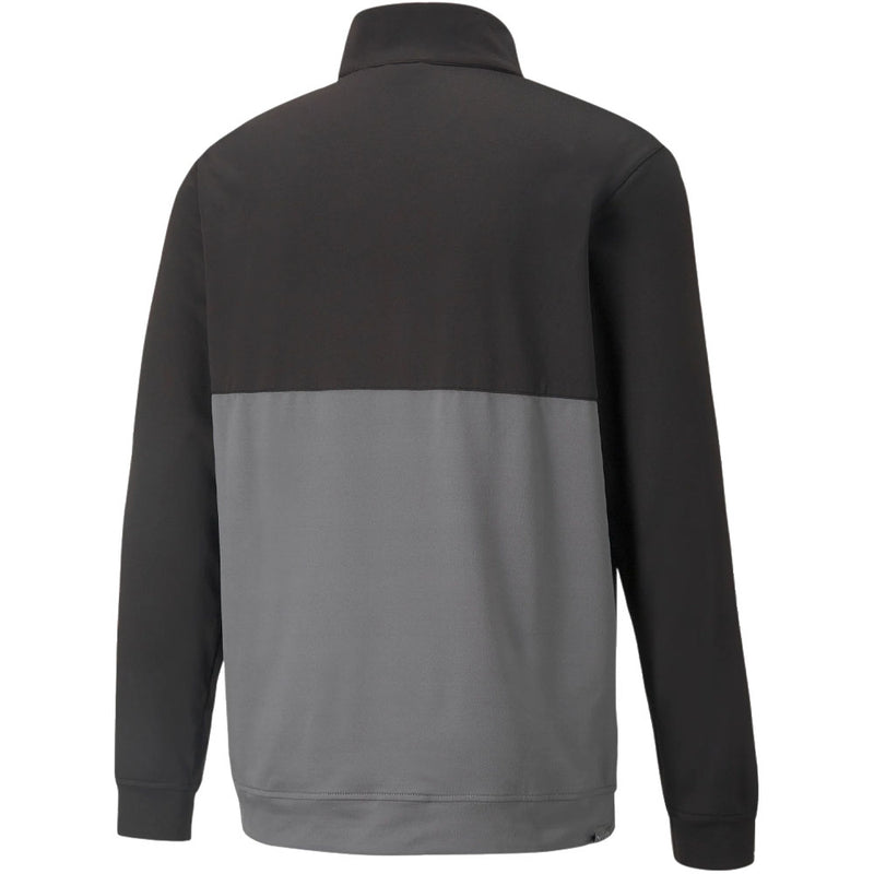 Puma Gamer Colour Block 1/4 Zip Pullover - Black/Quiet Shade
