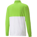 Puma Gamer Colour Block 1/4 Zip Pullover - Greenery/Bright White