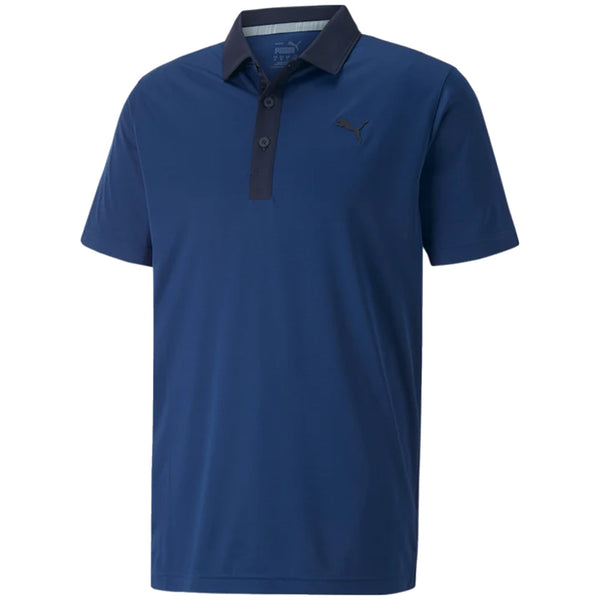 Puma Gamer Polo Shirt - Blazing Blue/Navy Blazer