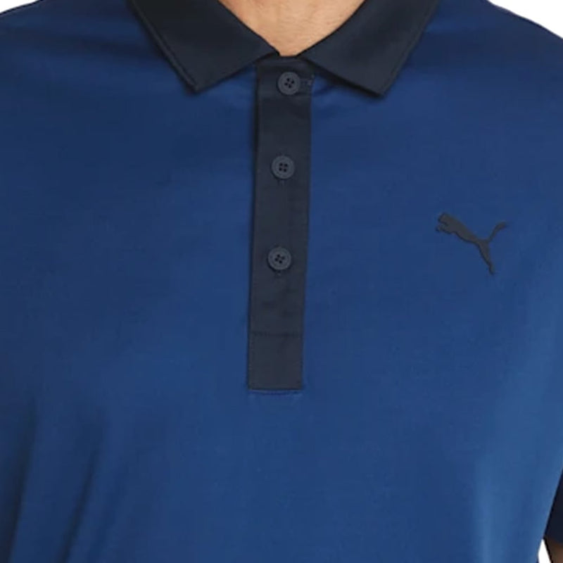 Puma Gamer Polo Shirt - Blazing Blue/Navy Blazer