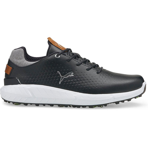 Puma IGNITE ARTICULATE Leather Spiked Shoes - Black/Silver